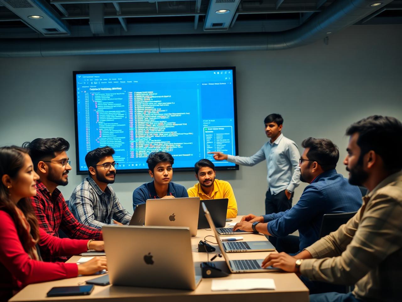 Students training at Secure Flow Infotech
